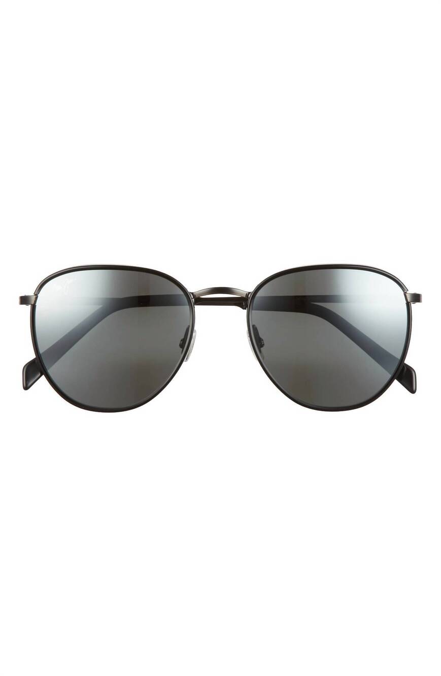 NEW MAUI JIM unisex - noni sunglasses in black gloss w/gunmetal/ neutral grey